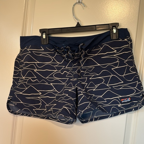 Patagonia Women's Wavefarer Boardshorts Board Shorts 5" Tidepool Blue Beach - Picture 7 of 12